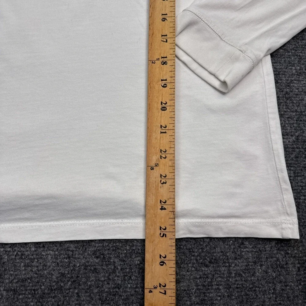 Vineyard Vines T Shirt Youth Size XL White Long‎ Sleeve Double Sided Pocket Tee
